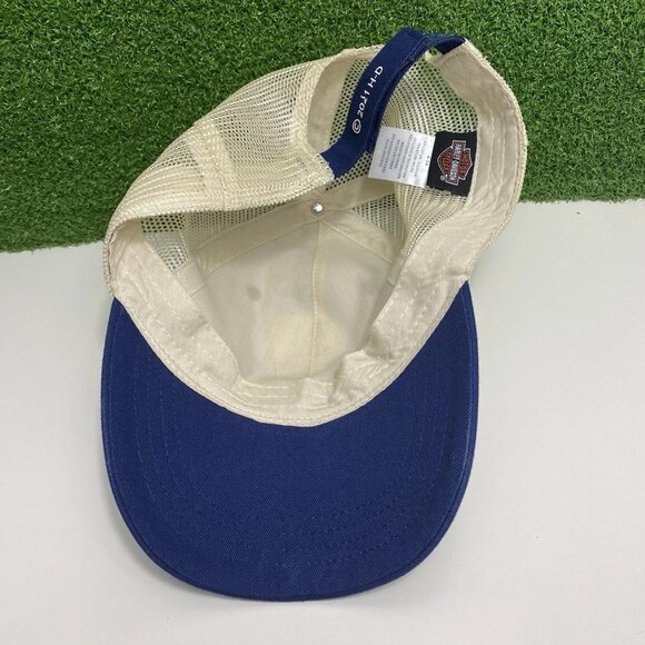 Harley Davidson Youth Boys Woven #1 Adjustable Trucker Baseball Hat Cap 7280931 - Picture 5 of 6